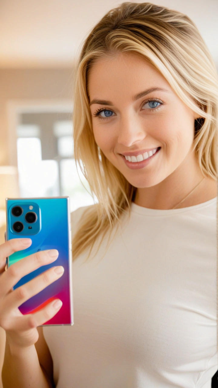 Emerald Chat flip camera example