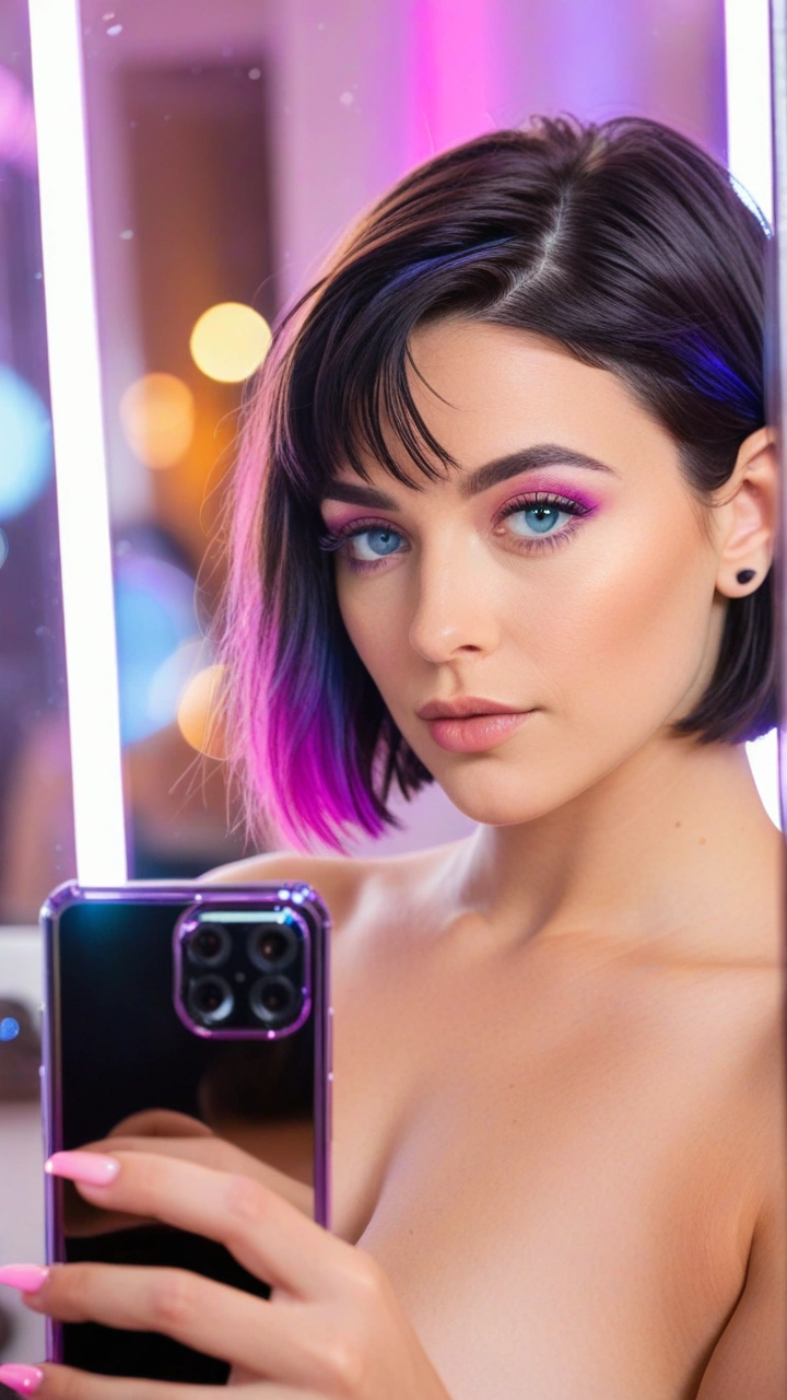 Emerald Chat mirror portrait example