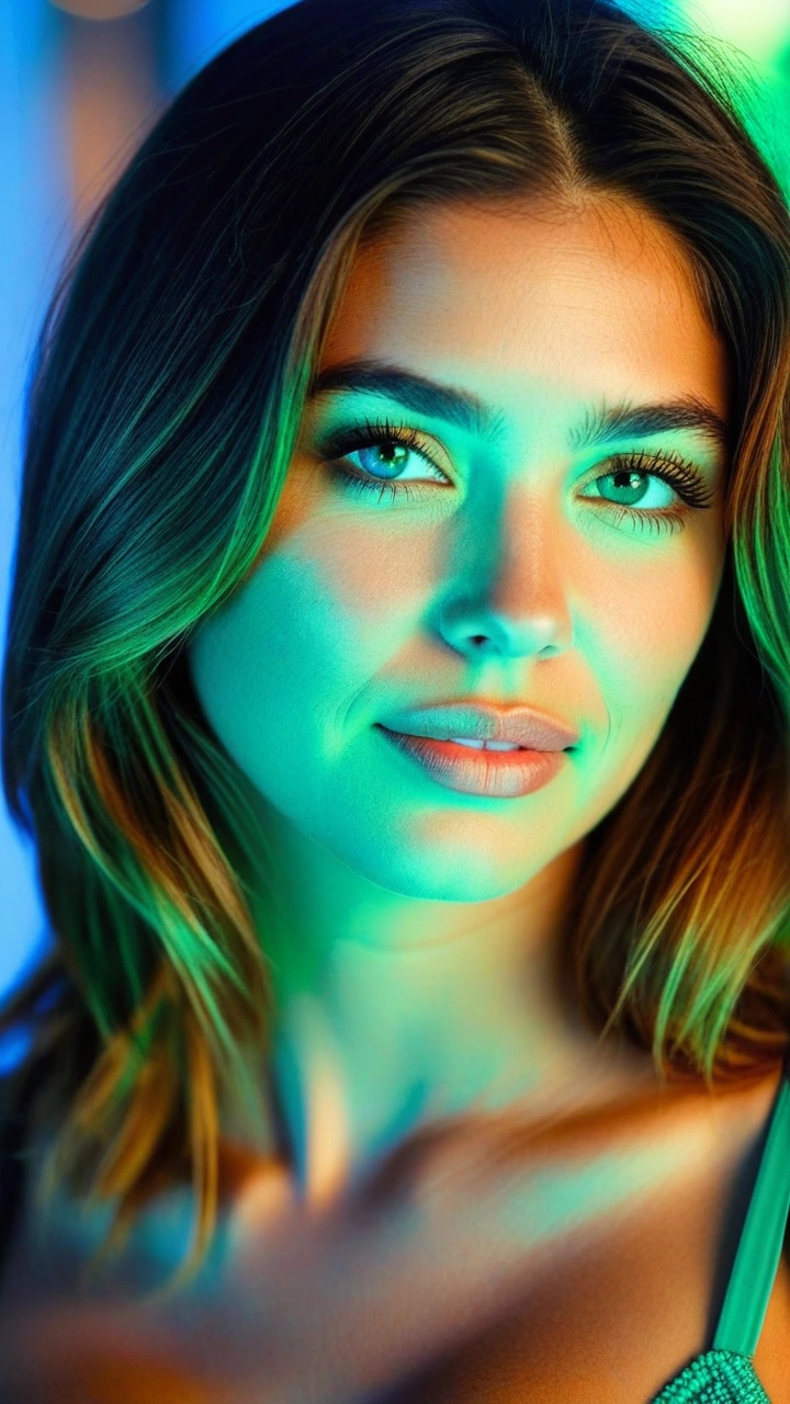 Emerald Chat lighting example